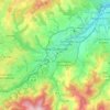 Топографическая карта Saint-Chamond, высота, рельеф