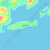 Топографическая карта Keats Island, высота, рельеф