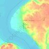 Топографическая карта Nauvoo, высота, рельеф