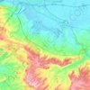 Топографическая карта Кале-2, высота, рельеф