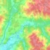 Топографическая карта сельское поселение Деревня Ерденево, высота, рельеф