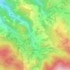 Топографическая карта Walim, высота, рельеф