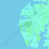 Топографическая карта Cape Charles, высота, рельеф