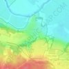 Топографическая карта Иславское, высота, рельеф