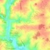 Топографическая карта Great Easton, высота, рельеф