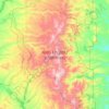 Топографическая карта Aldo Leopold Wilderness, высота, рельеф