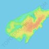 Топографическая карта Drysdale Island, высота, рельеф