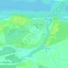 Топографическая карта Заречье, высота, рельеф