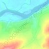 Топографическая карта Изыхские Копи, высота, рельеф