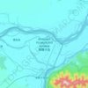 Топографическая карта Большой Уссурийский остров, высота, рельеф