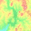Топографическая карта Спасское сельское поселение, высота, рельеф