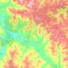 Топографическая карта Яснополянское сельское поселение, высота, рельеф