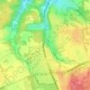 Топографическая карта East Norwich, высота, рельеф