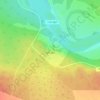 Топографическая карта Зубово, высота, рельеф