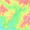 Топографическая карта Quechultenango, высота, рельеф