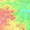 Топографическая карта Moratalla, высота, рельеф