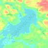 Топографическая карта Tomiko Lake, высота, рельеф