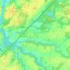 Топографическая карта Plainsboro Township, высота, рельеф