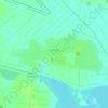 Топографическая карта Локтыши, высота, рельеф