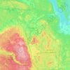 Топографическая карта Сосновское сельское поселение, высота, рельеф