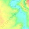 Топографическая карта Тройня, высота, рельеф