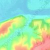 Топографическая карта Вареж, высота, рельеф