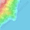 Топографическая карта Утёс, высота, рельеф