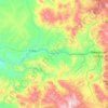 Топографическая карта Yampa River State Park, высота, рельеф