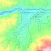 Топографическая карта Gypsum, высота, рельеф