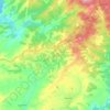 Топографическая карта Голухинский сельсовет, высота, рельеф