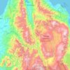 Топографическая карта Sigi Regency, высота, рельеф