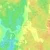Топографическая карта Гаврюши, высота, рельеф