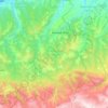 Топографическая карта Ножай-Юртовский район, высота, рельеф
