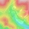 Топографическая карта Ангасолка, высота, рельеф