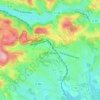 Топографическая карта Le Creusot, высота, рельеф
