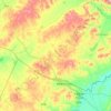 Топографическая карта Забайкальский район, высота, рельеф