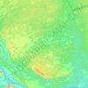 Топографическая карта Ямновский сельсовет, высота, рельеф