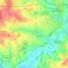 Топографическая карта Stanford Rivers, высота, рельеф