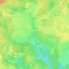 Топографическая карта Нефедьево, высота, рельеф
