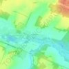 Топографическая карта Ярошевичи, высота, рельеф