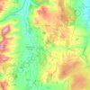 Топографическая карта Llanarmon-yn-Ial, высота, рельеф