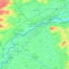 Топографическая карта Comines-Warneton, высота, рельеф