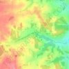 Топографическая карта Наумовичи, высота, рельеф
