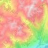 Топографическая карта Granier, высота, рельеф