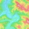 Топографическая карта Bonnemazon, высота, рельеф