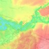 Топографическая карта Баюновоключевский сельсовет, высота, рельеф