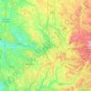 Топографическая карта Charente, высота, рельеф