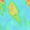 Топографическая карта остров Карпансари, высота, рельеф