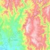 Топографическая карта Huajicori, высота, рельеф
