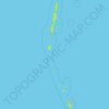Топографическая карта Andaman and Nicobar Islands, высота, рельеф